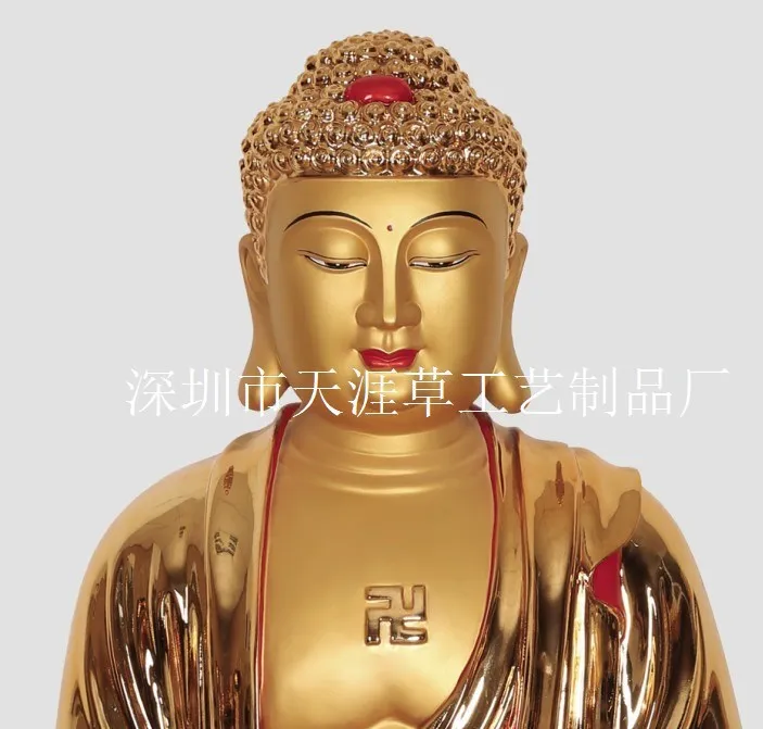 Factory direct resin crafts ornaments 86 cm high statue of the Medicine Buddha Oriental net glass world leader