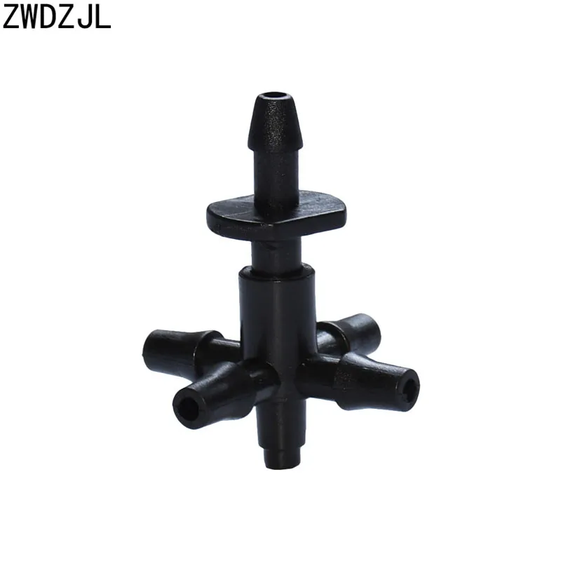 Arrow Drip 4 Way Cross Connector 5 Way Water Distributor  Drip Arrow Adapter 3/5 Hose Barb Water Connector 20Pcs