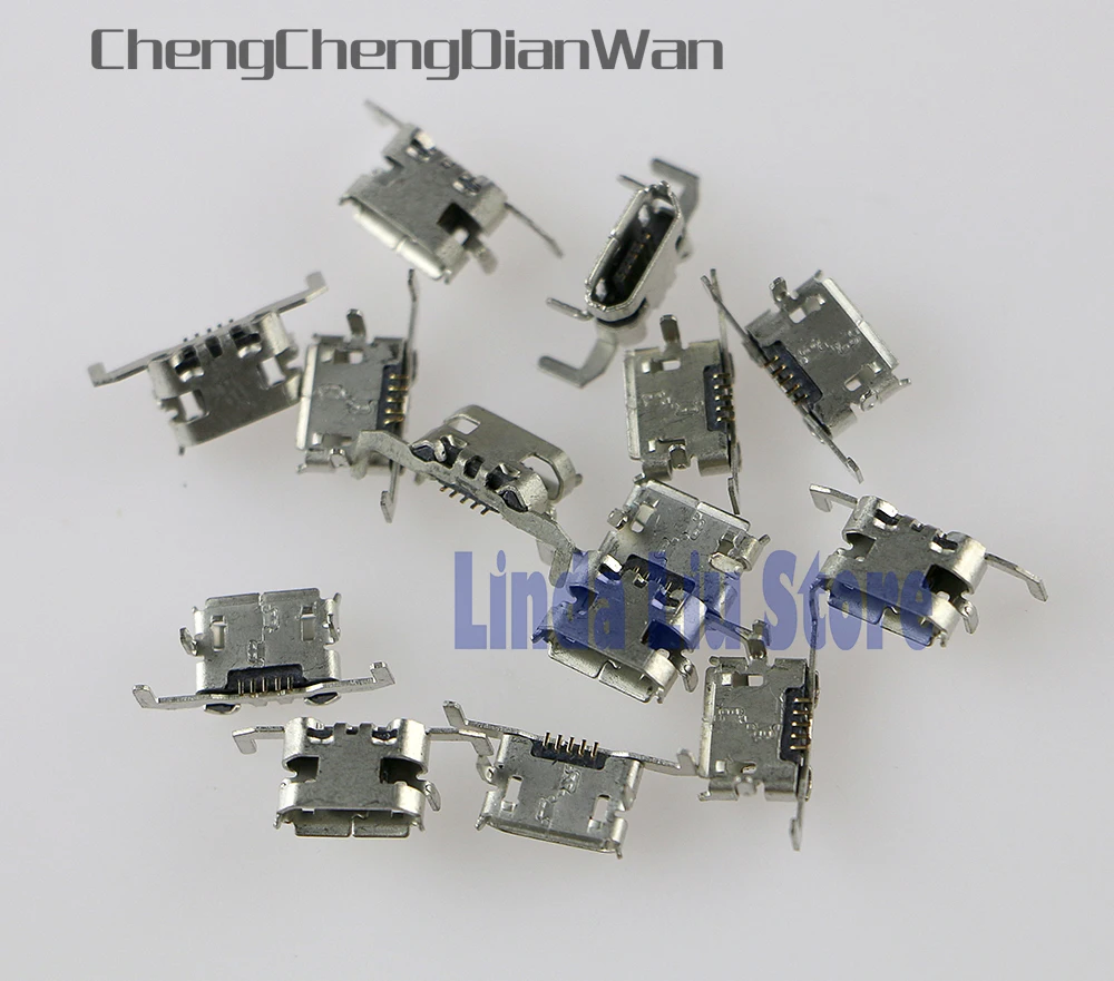 50pcs/lot Micro Power Charging Port Charger Connector Socket For Xbox One XBOXONE Gamepad Controller Repair Parts