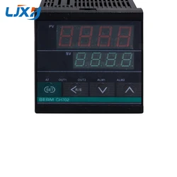 CH702 Dual Output SSR and Relay Two Relay Output LCD Digital PID Intelligent Temperature Controller 48-240V AC