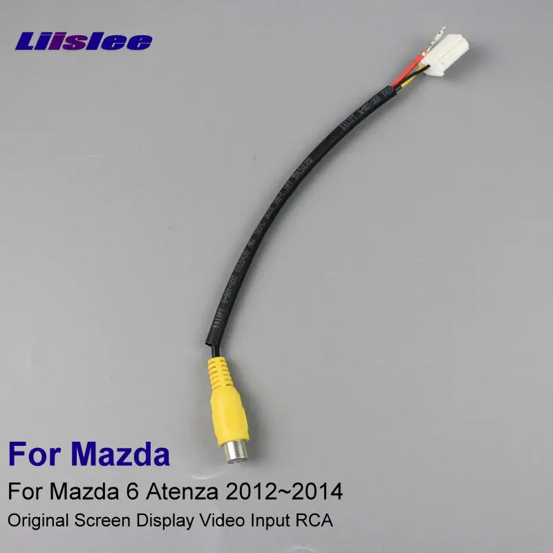 

For Mazda 6 Mazda6 Atenza 2012~2014 Original Display Input RCA Wire Rear Back Camera Switch Adapter Connector Cable