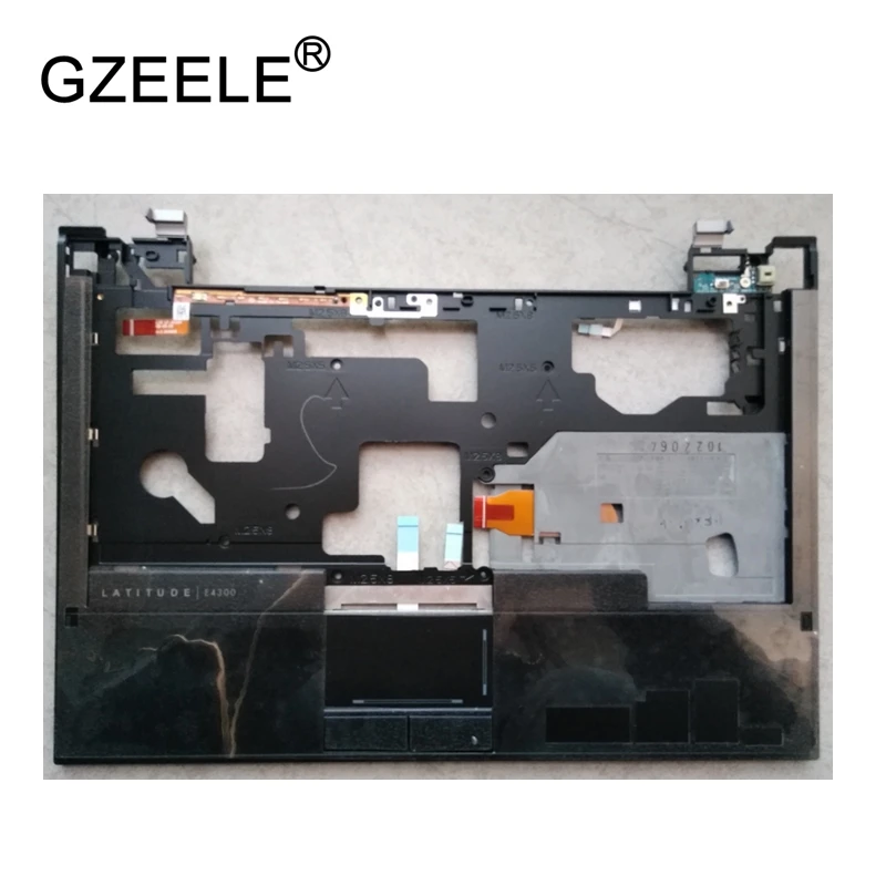 

GZEELE New Laptop LCD TOP CASE For DELL LATITUDE E4300 Palmrest Keyboard Bezel Cover Upper Case Assembly black with Touchpad