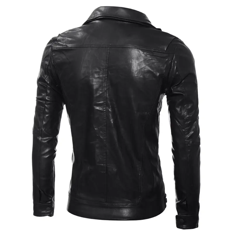 Men's Leather Motorcycle fashion Jackets Men Faux Male Suede Dropshipping Coats casual Jacket Windbreaker Bike Riding top Coat