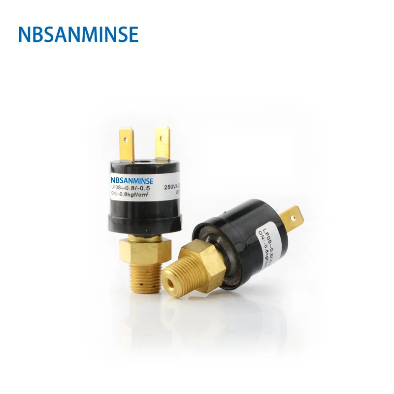 NBSANMINSE SMF08V 1/8 1/4 Small Vacuum Pressure Switch On Off Designed Automatic Reset Used In Vacuum Environment High Quality