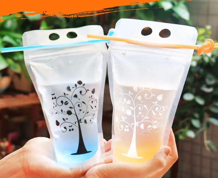 

1000pcs Transparent Self-sealed Plastic Beverage Bag DIY Drinkware Drinking Bag Fruit Juice Food Storage Bag SN1357