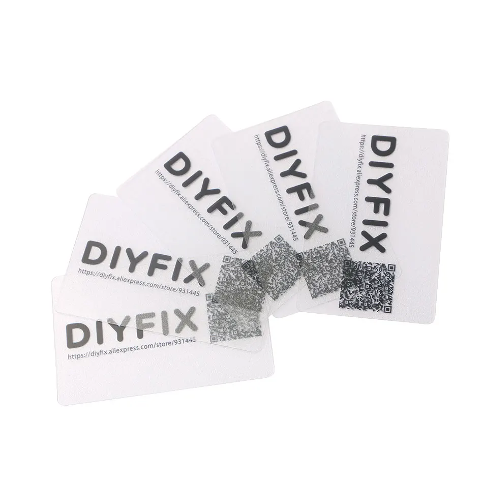 DIYFIX 5pcs Handy Plastic Card Pry Opening Scraper for iPad Tablet for Samsung Mobile Phone Glued Screen Repair Tool