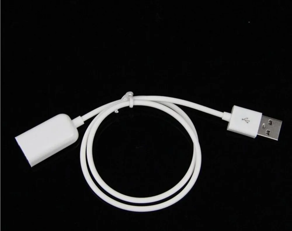 1 sztuk USB 2.0 rozszerzenie męskie i żeńskie dane 50cm 1M Extender Charge dodatkowy kabel dla iPhone 4 5 6 Plus dla Samsung S6 Note4