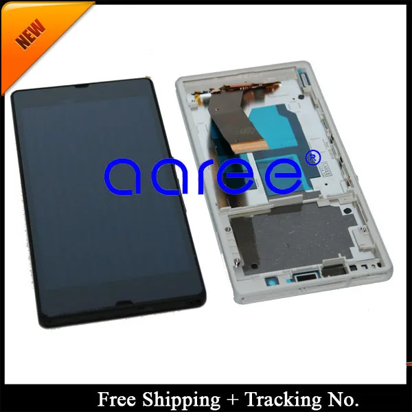 100% tested  Gurantee For Sony Xperia Z LCD For Sony Xperia L36h L36i C6606 C6603 C6602 C660X Screen Touch Digitizer Assembly