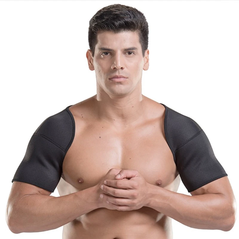 

Черный Неопреновый протектор с двойным плечевым упором, дышащий плечевой ремень