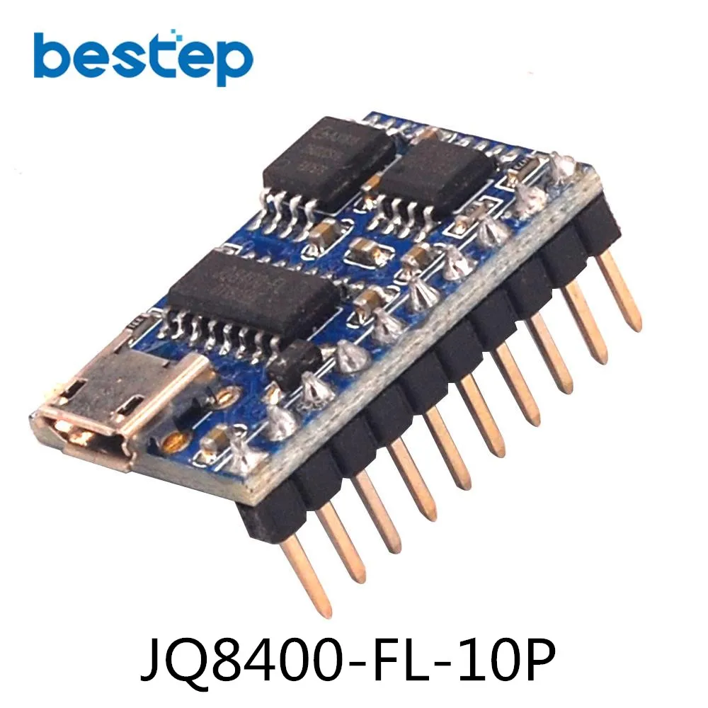 JQ8400-FL-10P Voice 32M Memory Module USB Serial Port Control Directly Copy MP3 Sound Quality DJ6630/JQ6500/JQ8900/JQ8400