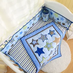 2018 new products 100% cotton embroidery baby bedding sets