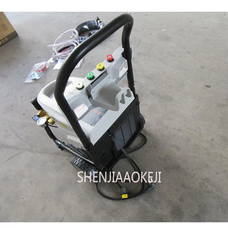 High-flow commercial car washing machine Automatic hand-push shut down Pressure washer brush truck pump Single phase 220V