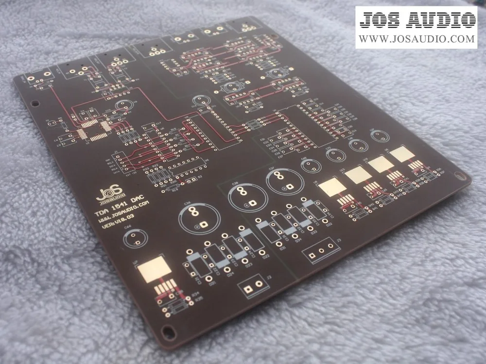 TDA1541 DAC Decoder board PCB empty board