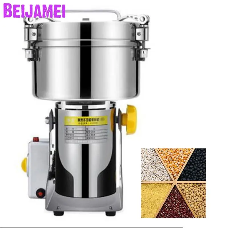 electric 2500g large capacity ultrafine food grinder machine traditional Chinese medicine grinding crusher price