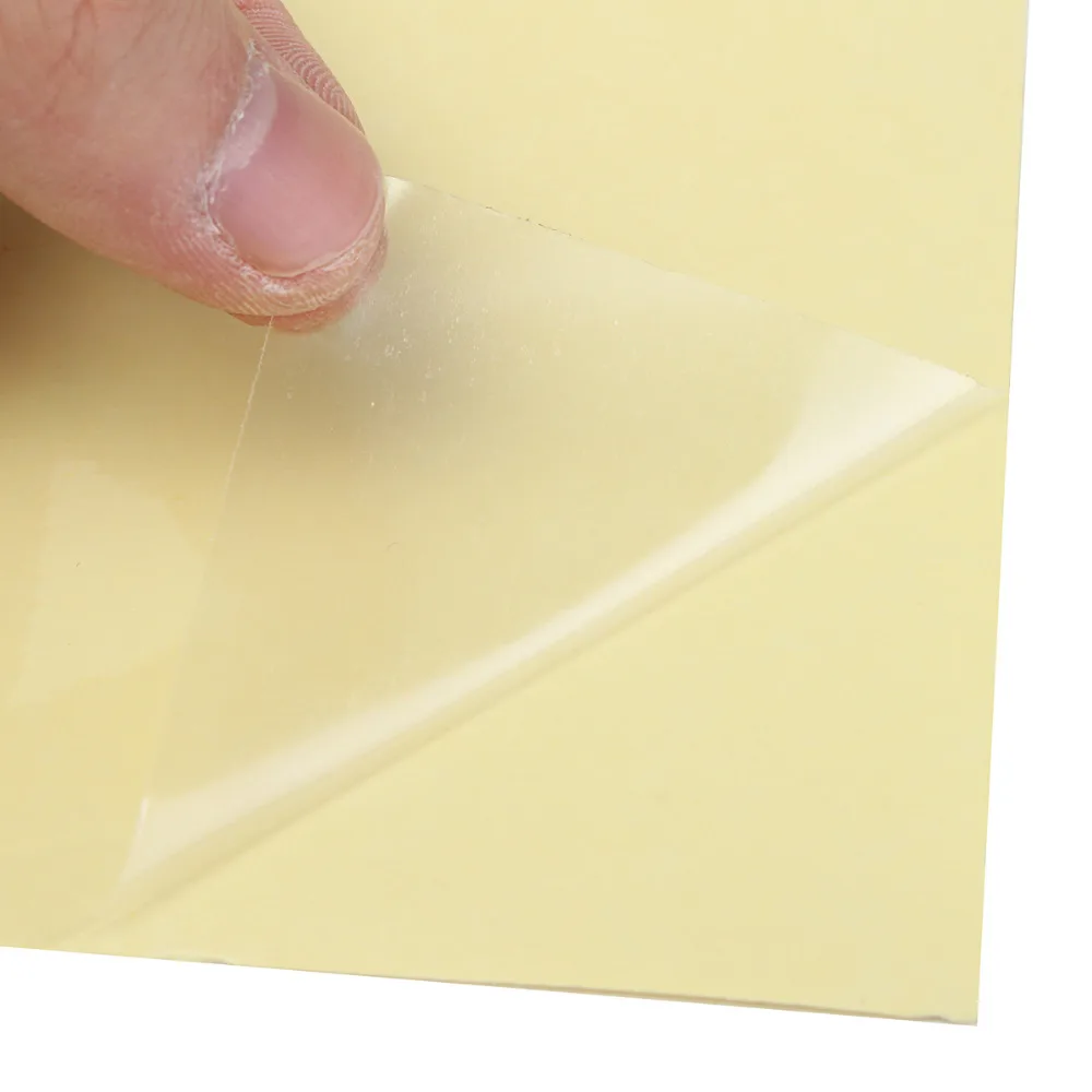 50pcs Clear Matte Adhesive Printer Paper A4 Self Adhesive Glossy Transparent Paper Label Sticker for Laser Printers