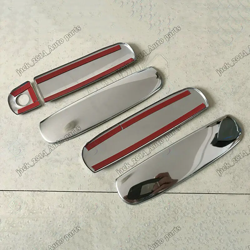 Chrome Side Door Outer Handle Cover Trim For 1999 2000 2001 2002 03 2004 AUDI A6