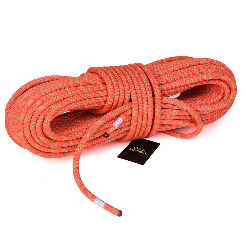 XINDA 9mm Rock Climbing Rope 9mm Static Rope 21kN High Strength Safety Rope For Working at Height Climb  Camping Equipment