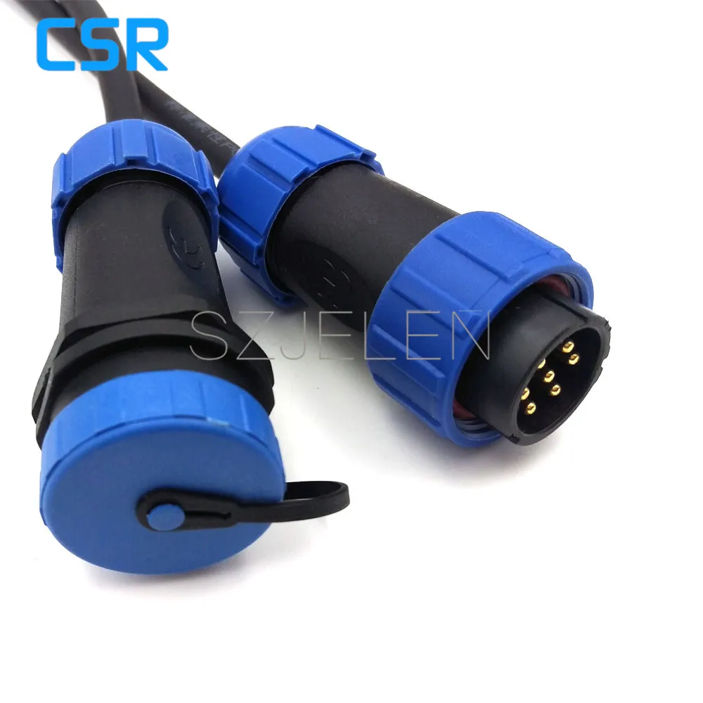 SP2110/P7-S7,  7 Pin Waterproof Connector , Wire Connectors, Automotive Connectors, Industrial Equipment Power Connectors 7 Pin