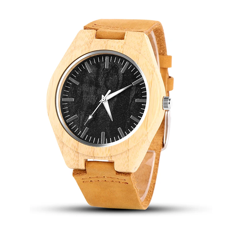 

Wood Men's Watch Men Watch Fashion Wood Watches Unique Popular Wooden Men's Watch Clock saat reloj hombre erkek kol saati