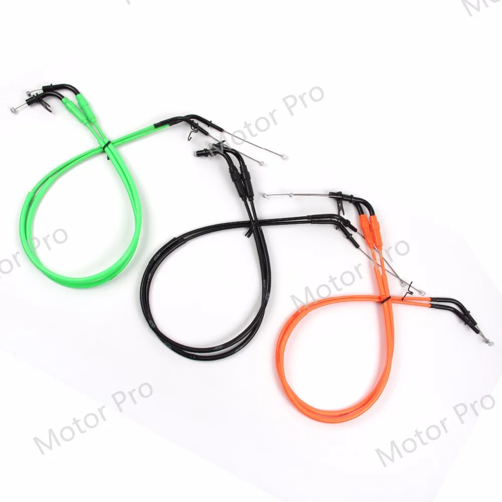 Throttle Cable For Kawasaki Z1000 2014 2015 2016 Stainless Wire Line Rubber Motorcycle Replacement Accessories Z 1000 14 15 16