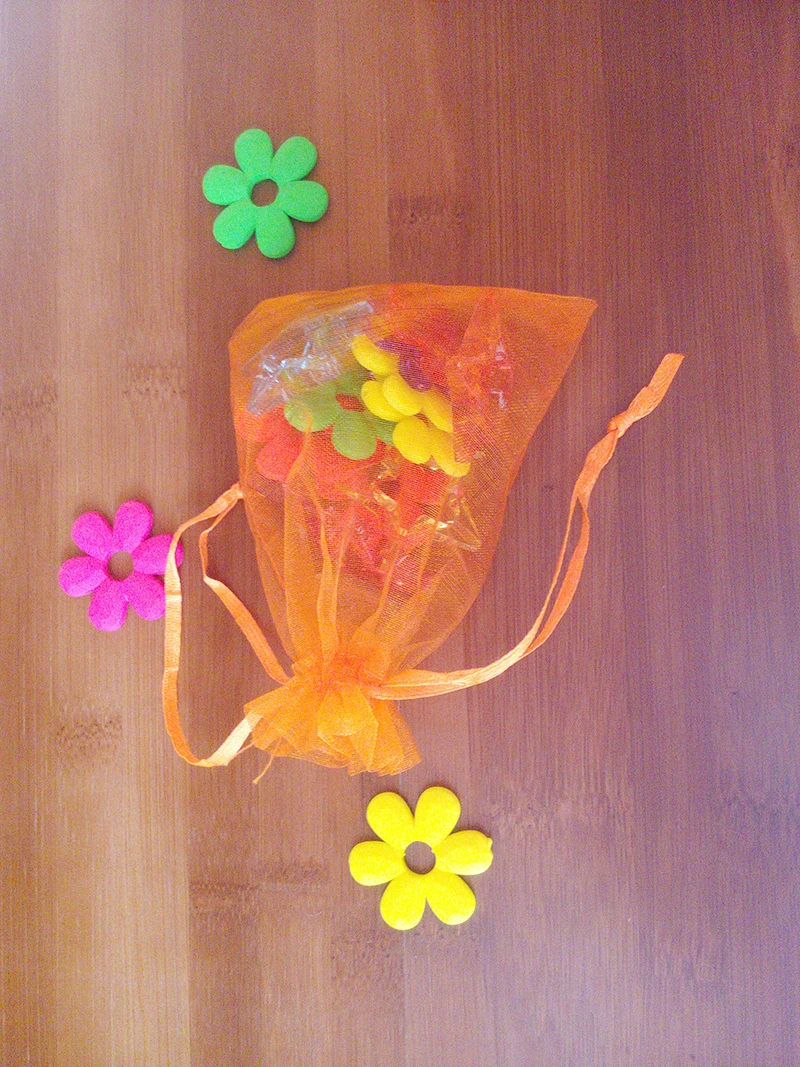 100 bolsas de regalo de Organza naranja, embalaje de joyería, con cordón para pulsera/Collar, Mini bolsa de hilo, 11x16cm