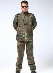 German Uniform Camouflage Woodland Flecktarn Suit Speckle Vintage Green