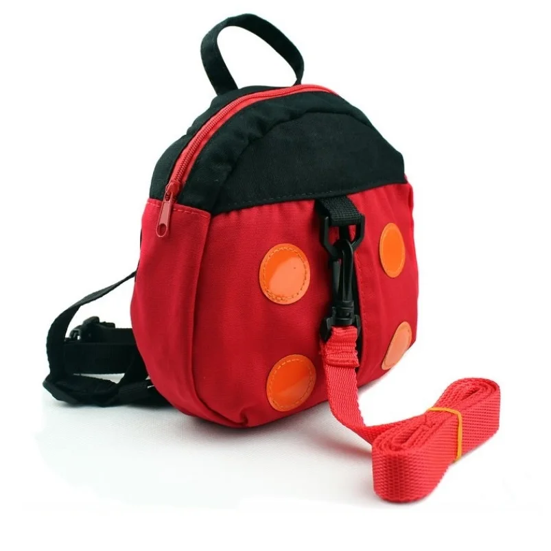 Coccinella Bambino Harness ragazze Sacchetti di Scuola Sacchetto del Pranzo di Sicurezza Redini Satchel Zaini Bambini Zaino Del Bambino