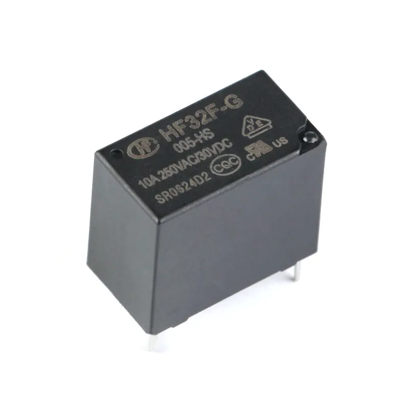 5PCS  HF32F-G JZC-32F HF32F - 005 012 024 - HS 3A 5A 10A 250VAC 4PIN HF32F-G-012-HS 5HF32F-G-005-HS HF32F-G-024-HS