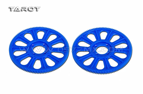 New! 450 Helicopter Part Tarot Plastic helical main gear red white blue yellow