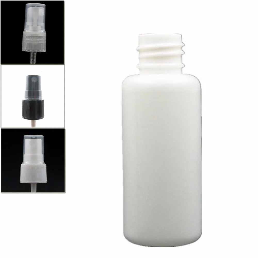 

15ml 30ml 100ml pe bottle with white/transparent/black fine mist,sprayer ,empty white plastic bottle X 10