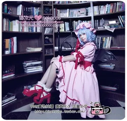 Touhou Remilia Scarlet Delux Cosplay Costume with wing