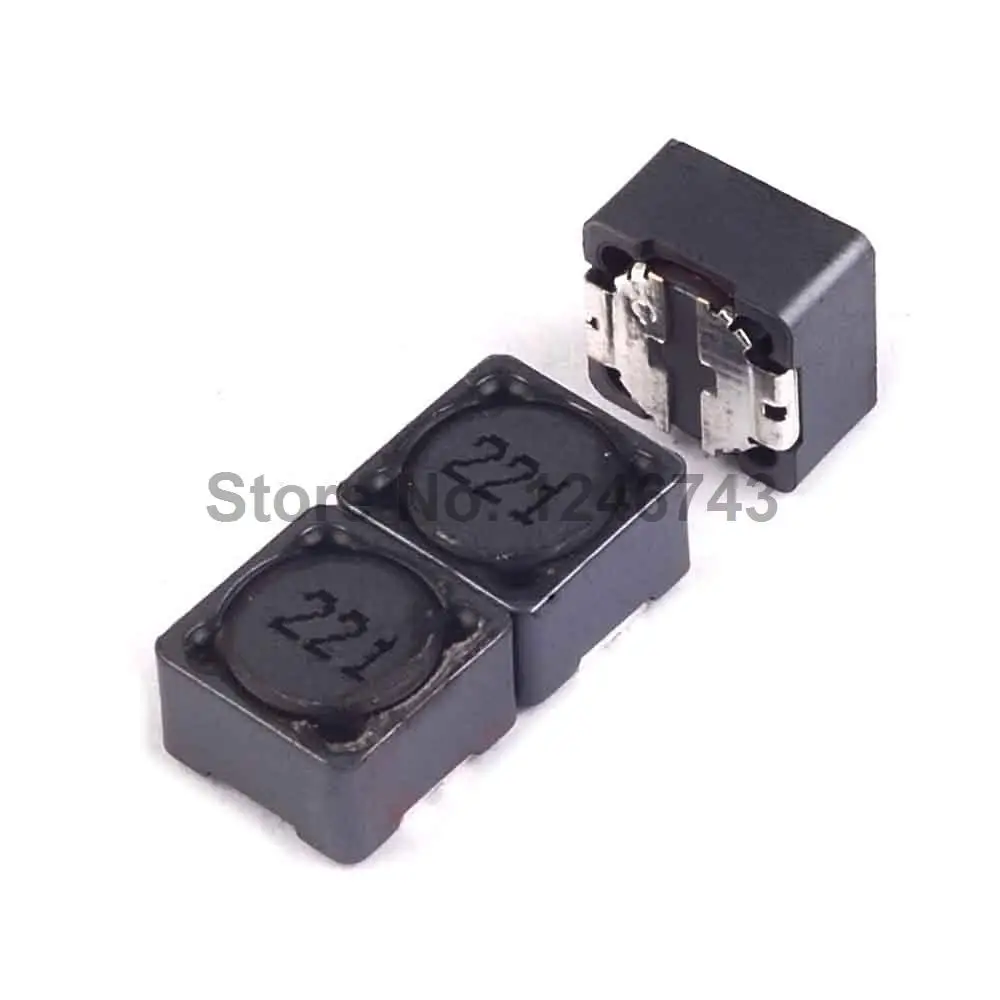 10PCS/LOT 12*12*7 220UH 221 SMT SMD Power Inductors