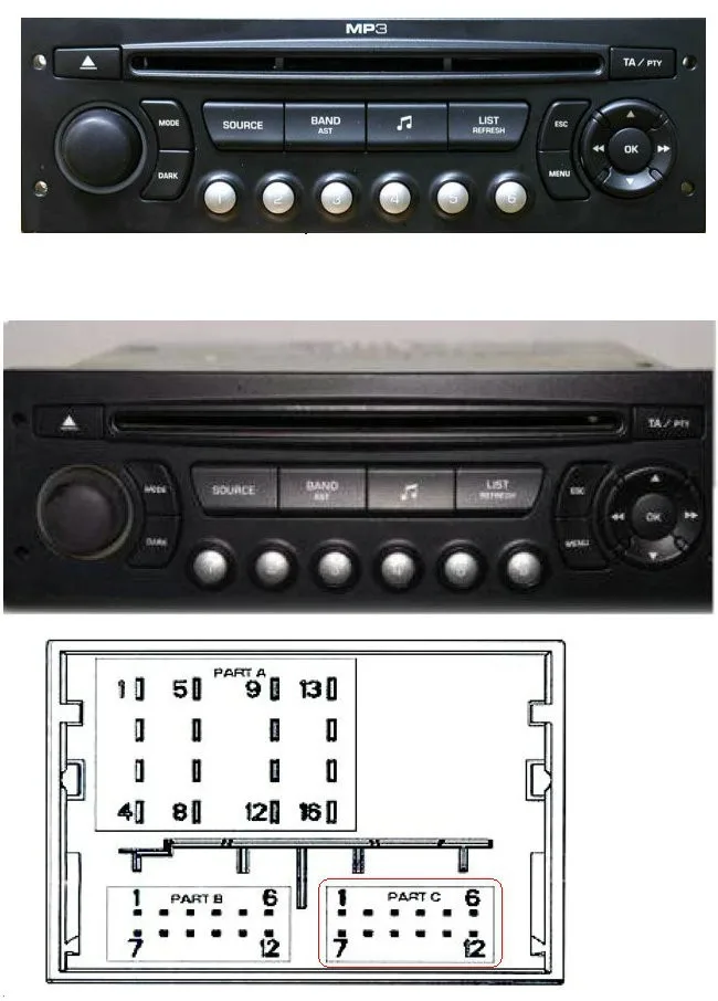 Yatour-Digital Music CD Changer para o carro, Adaptador Bluetooth
