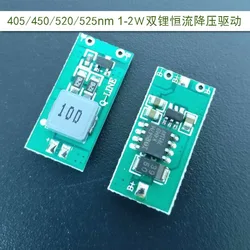 1.6W 445/520nm Dual Lithium 450nm Blue Laser Diode Driver PCB Board Circuit 12V 3A Step-down Constant Current DIY