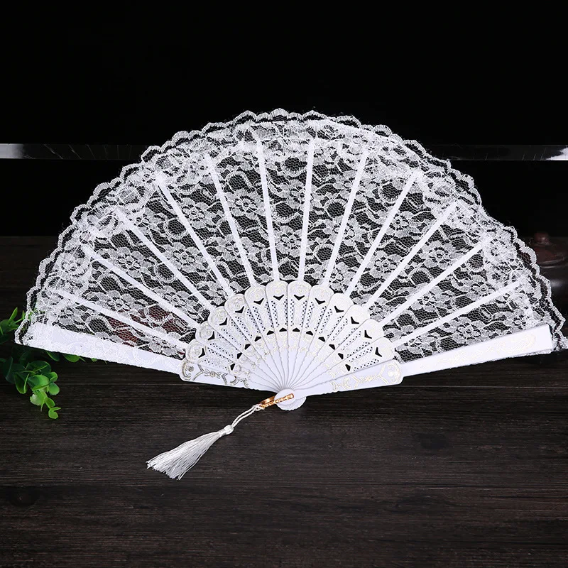 24 styles Ladies Lace Hand Fan Wholesale Folding Fans of Old Wedding Decor For Home Decoration Ornament Dance Accessories