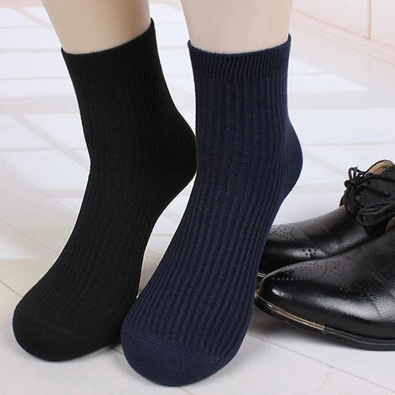 5Pairs/lot Men Socks Plus Large Big Size EUR 45, 46, 47, 48, 49,50 Cotton Socks Business Dress Socks calcetines