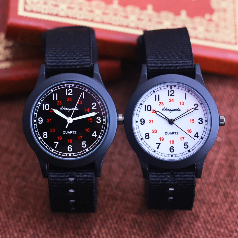 2024 CYD new famous brand men children boys girls fashion cool quartz saber watches students kids canvas electronic Wristwatches