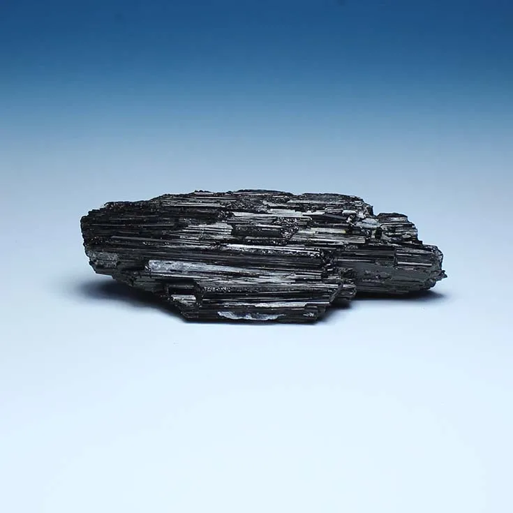 Electric specimen of natural quartz symbiotic black tourmaline crystal tourmaline stone mineral water purification