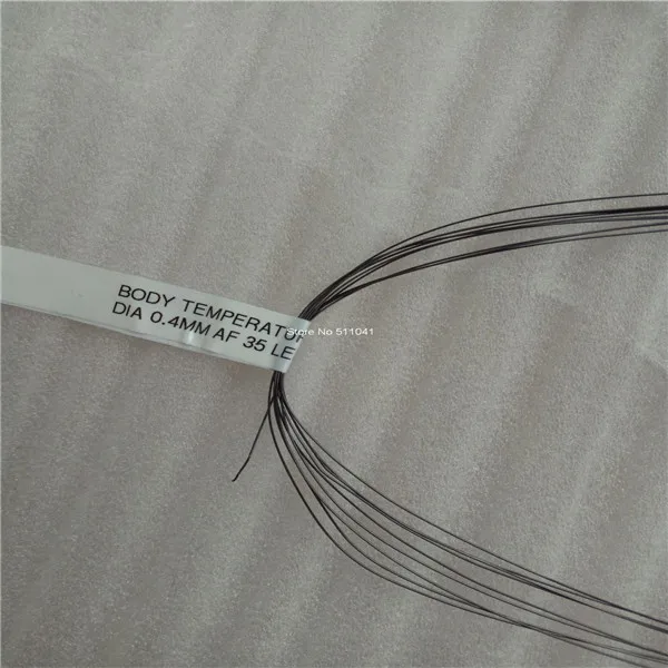 nitinol wire,nitinol memory wire dia 0.4mm , 5 meters dia0.4mm  Af temperature 40-80