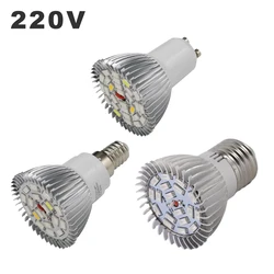220V LED Growing Lamp Bulb 18LEDs 28LEDs Full Spectrum E27 E14 GU10 Growth Lights Fitolampy Phyto Lamps For Plants Hydroponics