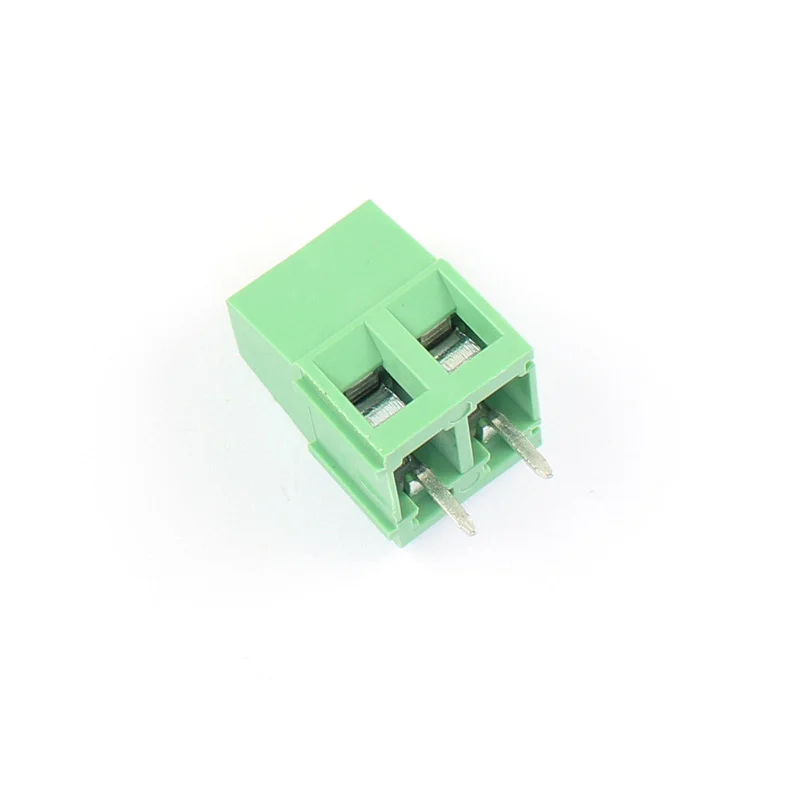 50pcs/lot 2 Pin 3.81mm Pitch Green PCB Universal Screw Terminal Block Connector 2PinTerminal Block Connector 300V 10A