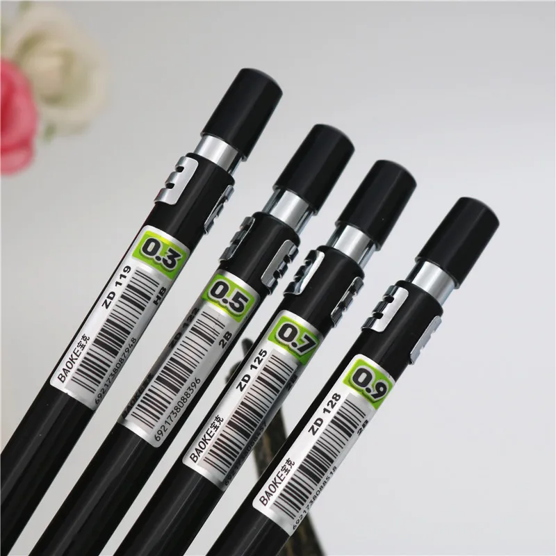 High Quality Full Metal ZD125 Mechanical Pencil 0.3 0.5 0.7 0.9mm Professional drawing design painting Automatic  pencil image 3