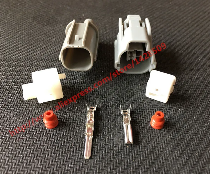 20 Set  kit Sumitomo 1 pin way female Vtec Solenoid plug car Horn sensor connector 6181-0227 6189-0386 for Honda