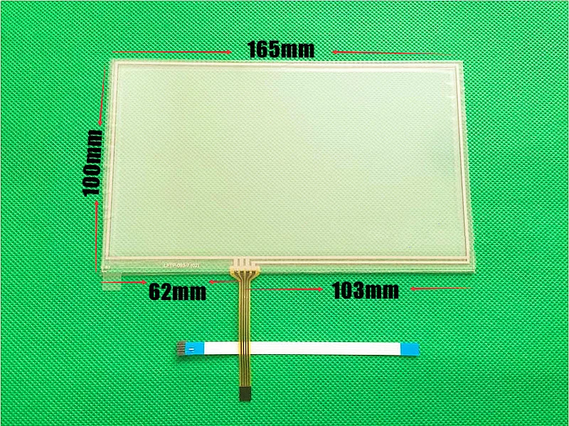 7''Inch TouchScreen 165mmx100mm 165*10mm 4 wire Resistance Handwritten Touch Panel Digitizer Screen Glass Repair Free Shipping