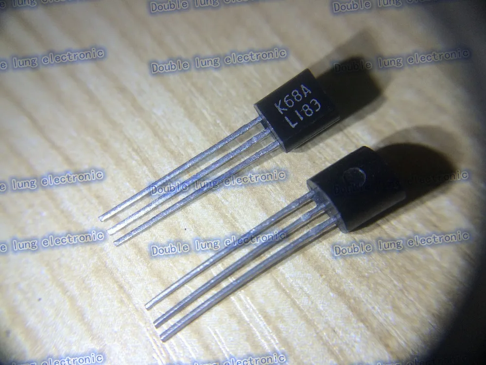 10PCS/LOT  2SK68A K68A TO-92 20mA  N-CHANNEL Si  Small SIGNAL JFET