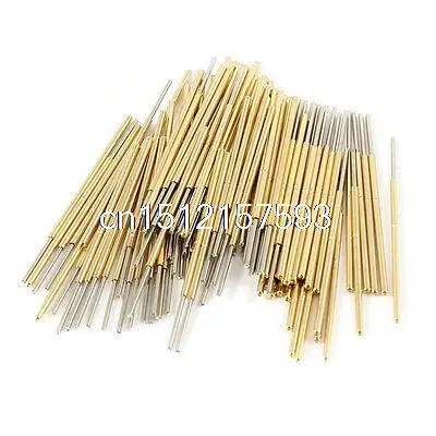 100 Pcs PL75-Q1 0.76mm 4-Point Claw Tip Spring PCB Testing Contact Probes Pin