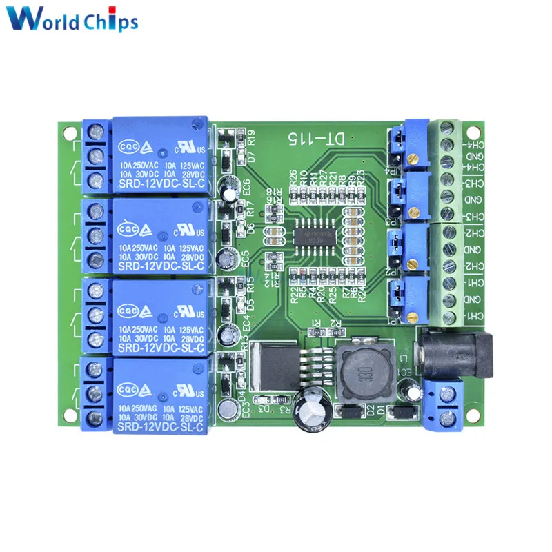 DC 12V 4 Channel Voltage Comparator Stable LM393 Comparator Module