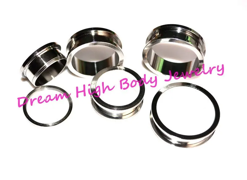 

316L Stainless Steel Flesh Tunnel Ear Plug Bigger Size 22-30mm Fashion Body Piercing Jewelry Ear Expander Earring For Women