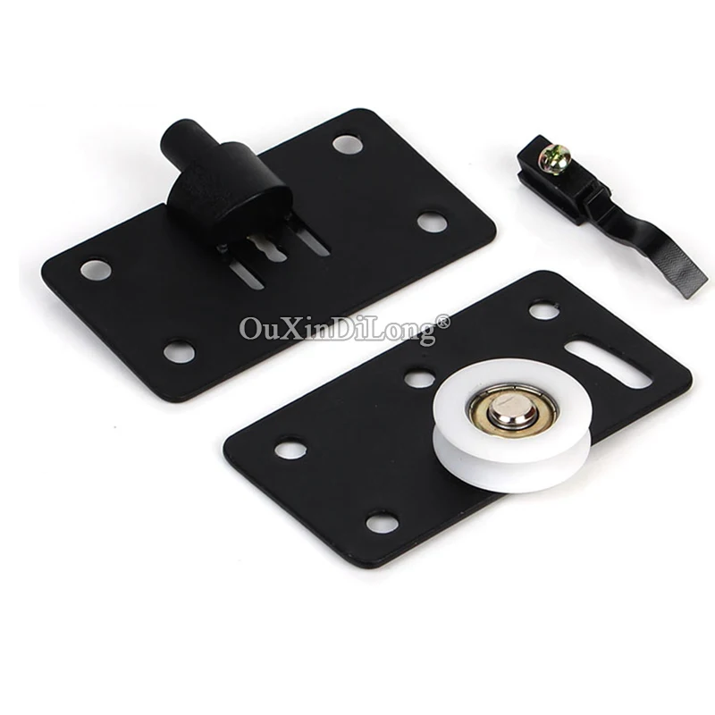 

СОВЕРШЕННО НОВЫЕ 4 комплекта металлических колес для раздвижных дверей, ролики, шкивы, направляющие для шкафа, гардероба, плавные и бесшумные нейлоновые колеса