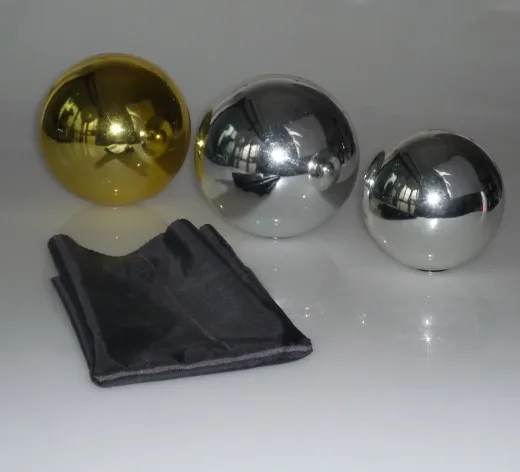 Bola flotante de 15cm de diámetro (oro/plata), truco. Truco de magia con envío gratis